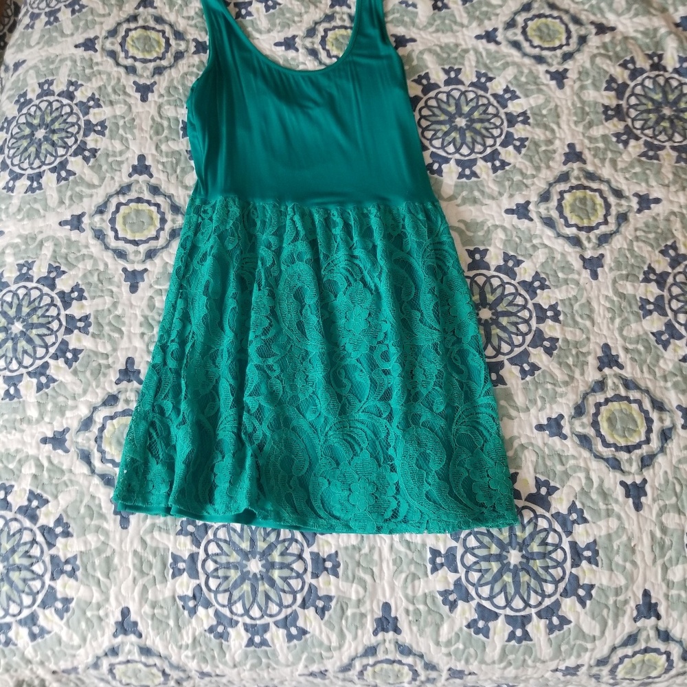 Turquoise dress